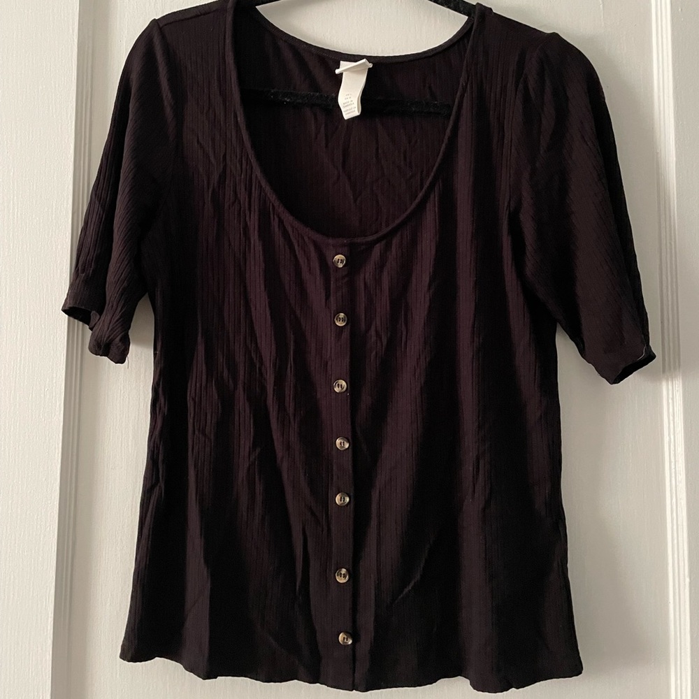 Black dress shirt